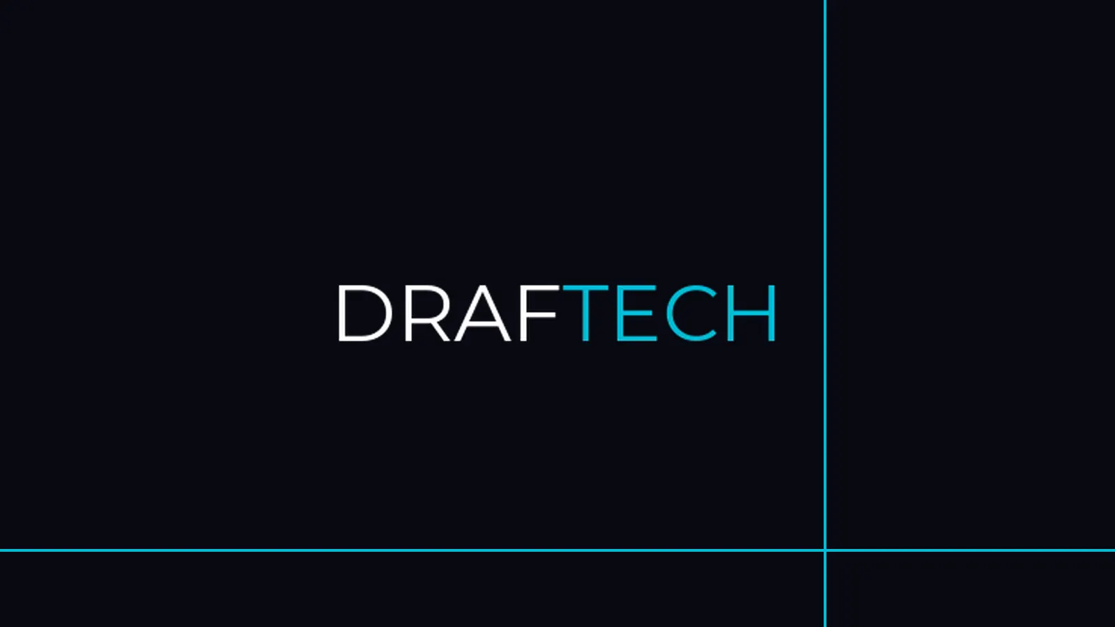 Draftech brand card shown in place of a photographic hero image