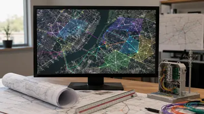 OSP high-level design workstation with an abstract fiber route map and network model