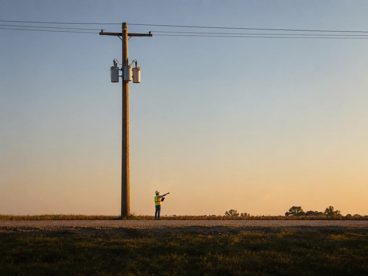 Fiber design along rural electric cooperative pole lines