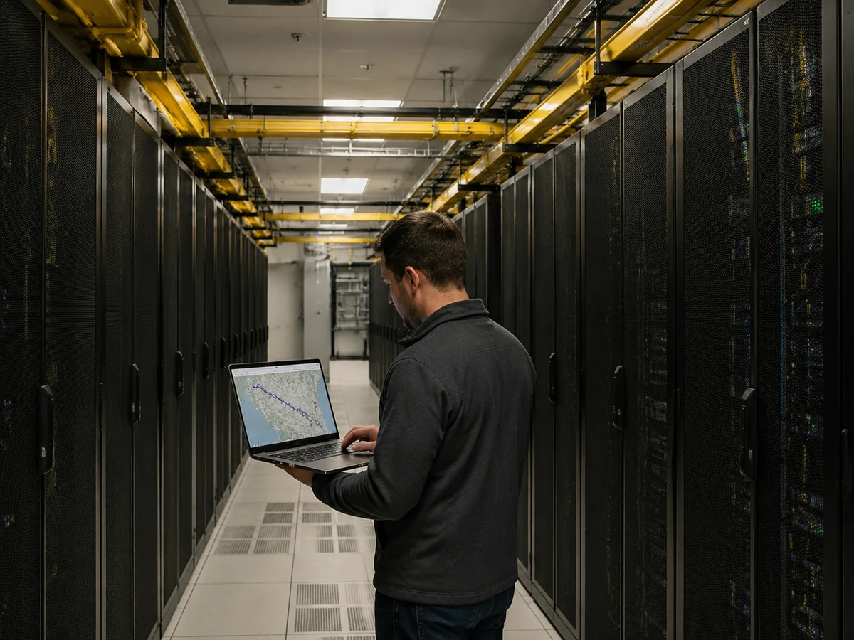 ISP fiber route optimization and data center connectivity engineering